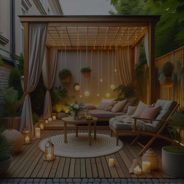 Quelles sont les meilleures pratiques pour la conception d'un espace de relaxation extérieur dans un petit jardin ?