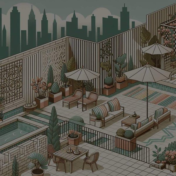 Quels sont les moyens pour rendre une terrasse extérieure plus privée sans sacrifier l'esthétique ?