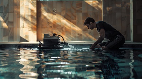 Nettoyage d'une piscine : vérifiez le suppresseur de votre robot aspirateur