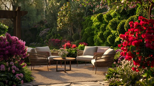 Améliorez votre jardin avec du mobilier de jardin élégant