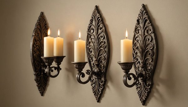 Applique murale pour bougie : élégance rétro et charme intemporel